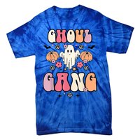 Ghoul Gang Groovy Hey Boo Pumpkin Boo Crew Halloween Costume Great Gift Tie-Dye T-Shirt