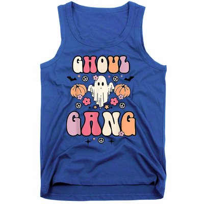 Ghoul Gang Groovy Hey Boo Pumpkin Boo Crew Halloween Costume Great Gift Tank Top