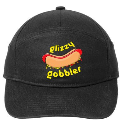 Glizzy Gobbler Glizzy Gladiator Hotdog Guzzler 7-Panel Snapback Hat