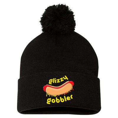 Glizzy Gobbler Glizzy Gladiator Hotdog Guzzler Pom Pom 12in Knit Beanie