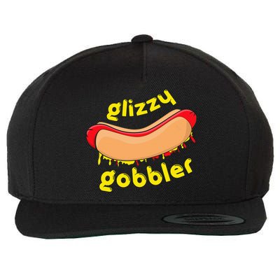 Glizzy Gobbler Glizzy Gladiator Hotdog Guzzler Wool Snapback Cap