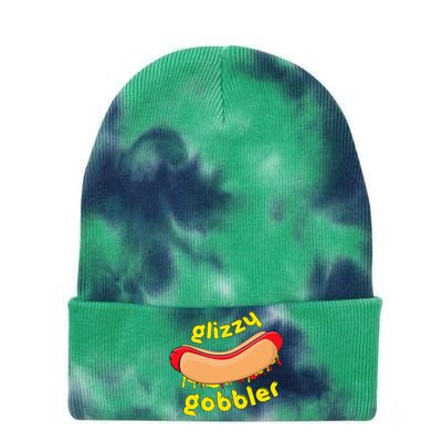 Glizzy Gobbler Glizzy Gladiator Hotdog Guzzler Tie Dye 12in Knit Beanie