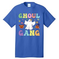 Ghoul Gang Groovy Hey Boo Pumpkin Boo Crew Halloween Retro Funny Gift Tall T-Shirt