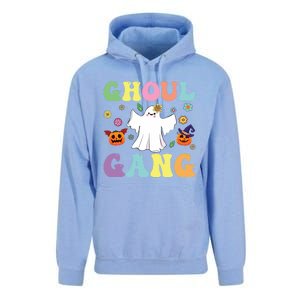 Ghoul Gang Groovy Hey Boo Pumpkin Boo Crew Halloween Retro Funny Gift Unisex Surf Hoodie