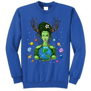 Gaia Greek Goddess Mother Earth Day Hippie Environt Witch Funny Gift Sweatshirt