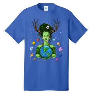 Gaia Greek Goddess Mother Earth Day Hippie Environt Witch Funny Gift Tall T-Shirt