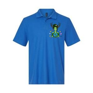 Gaia Greek Goddess Mother Earth Day Hippie Environt Witch Funny Gift Softstyle Adult Sport Polo