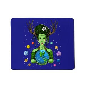 Gaia Greek Goddess Mother Earth Day Hippie Environt Witch Funny Gift Mousepad