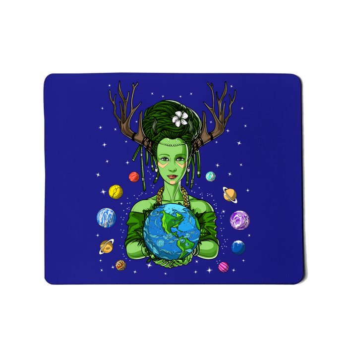 Gaia Greek Goddess Mother Earth Day Hippie Environt Witch Funny Gift Mousepad