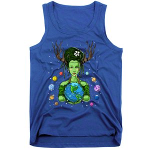 Gaia Greek Goddess Mother Earth Day Hippie Environt Witch Funny Gift Tank Top