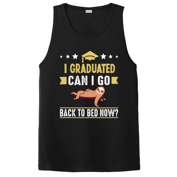 Great Graduation Gift I Graduated Can I Go Back To Bed Now PosiCharge Competitor Tank