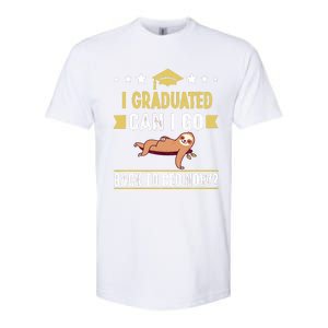 Great Graduation Gift I Graduated Can I Go Back To Bed Now Softstyle CVC T-Shirt