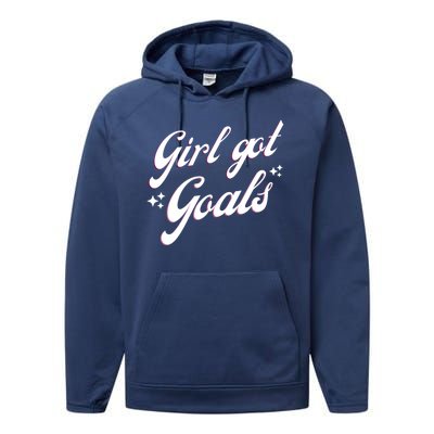 Girl Got Goals Performance Fleece Hoodie