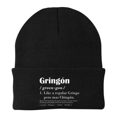 Gringon Green Gon Like A Regular Gringo Pero Mas Chingon Beanie