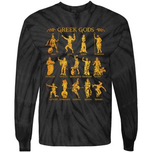 Greek Gods Tie-Dye Long Sleeve Shirt