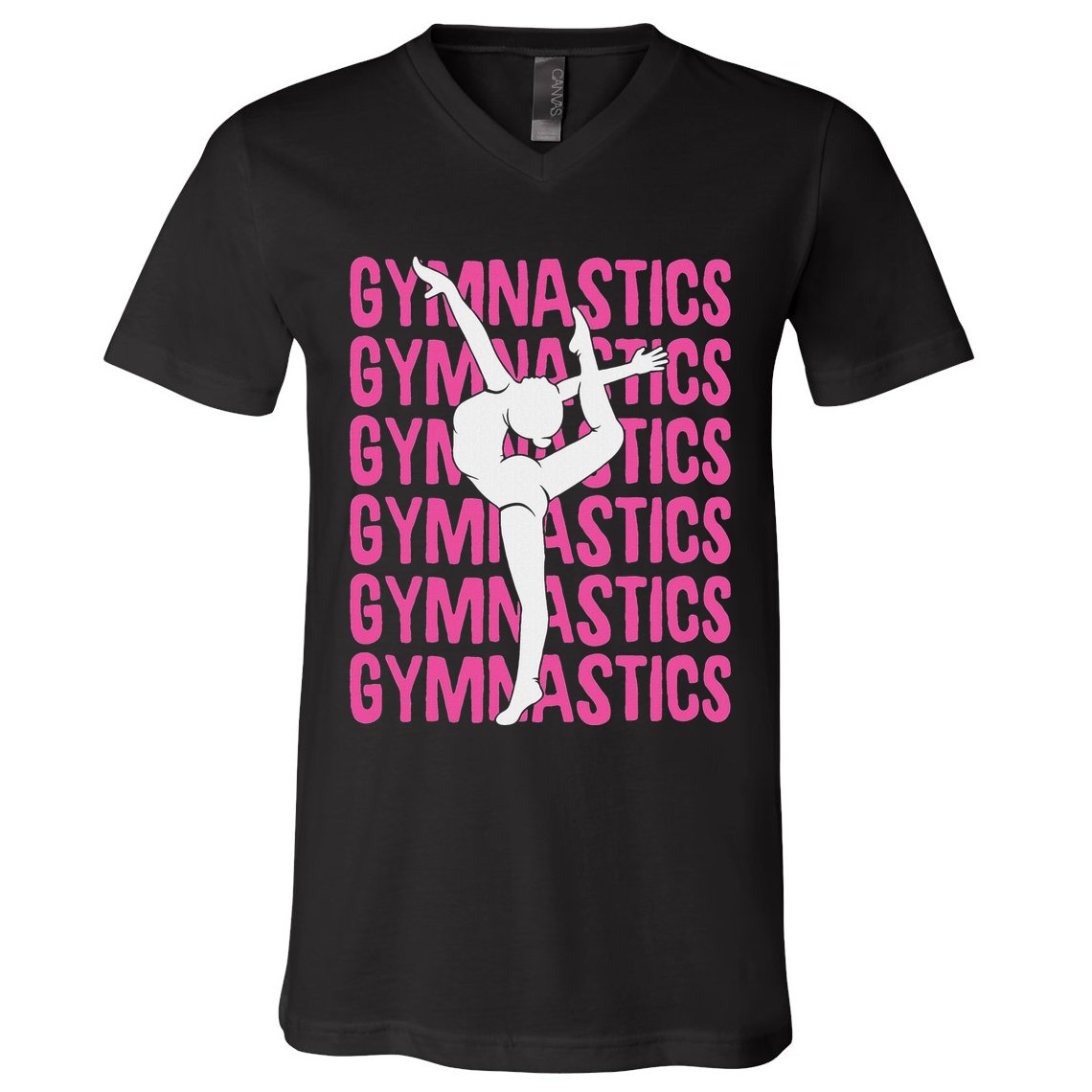 Gymnastics Gymnast V-Neck T-Shirt