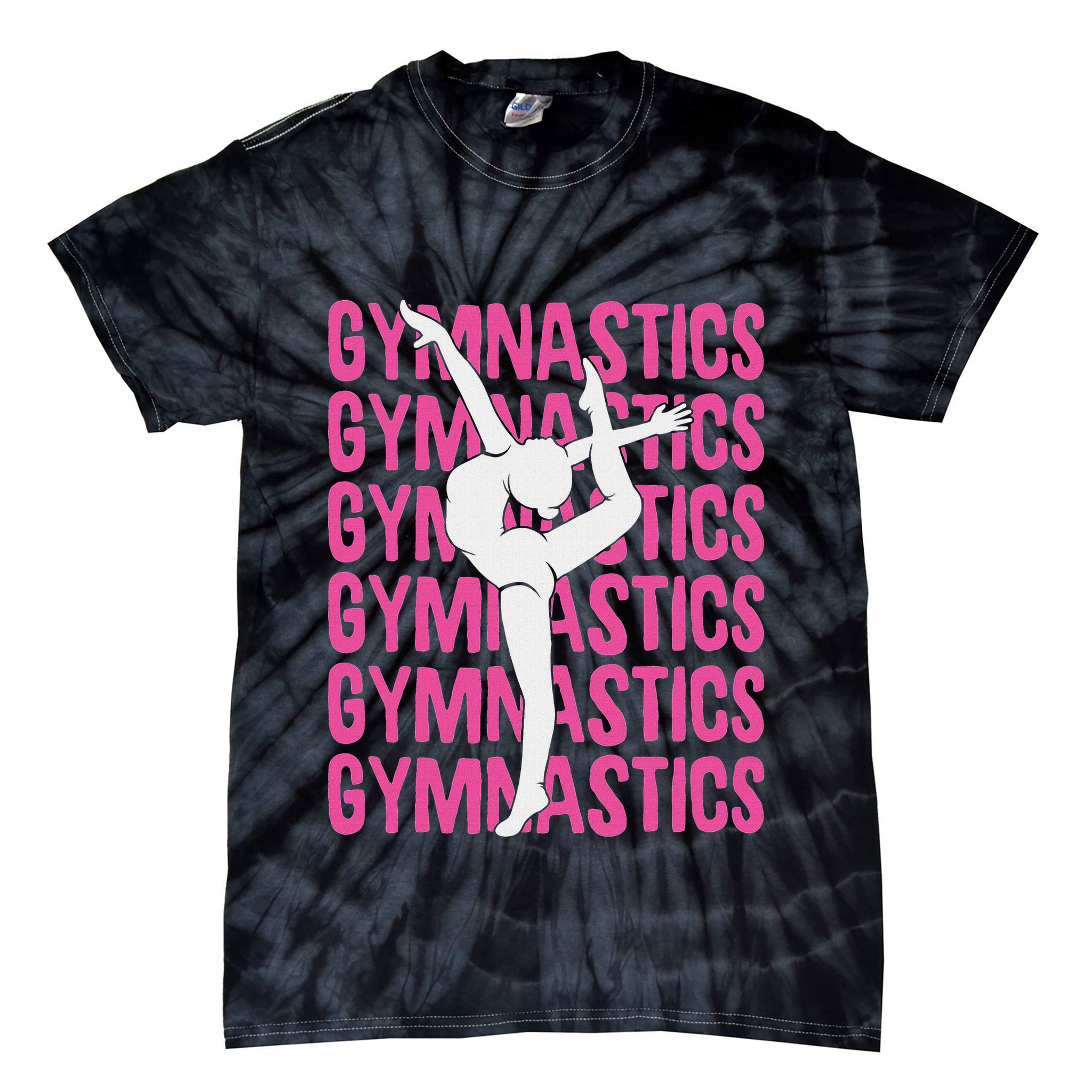 Gymnastics Gymnast Tie-Dye T-Shirt