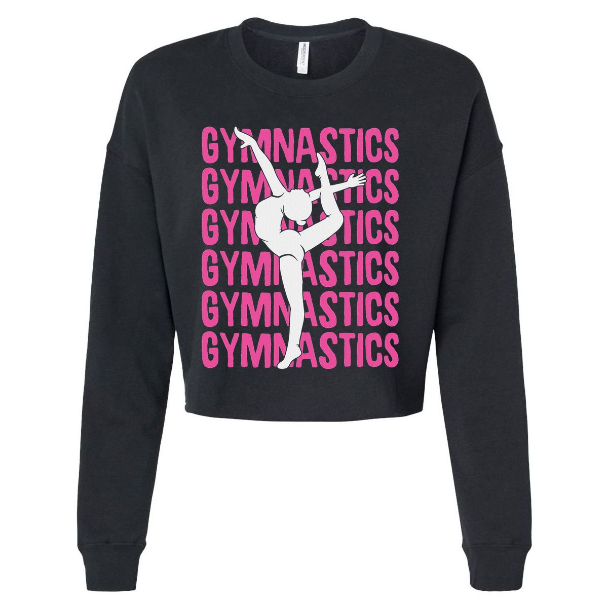 Gymnastics Gymnast Cropped Pullover Crew