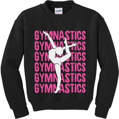 Gymnastics Gymnast Kids Sweatshirt