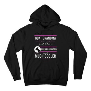 Goat Grandma Goat Lady Mother's Day Goat Lover Mother Women Hoodie