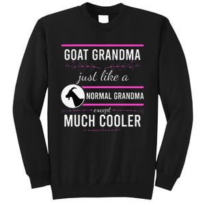 Goat Grandma Goat Lady Mother's Day Goat Lover Mother Women Sweatshirt