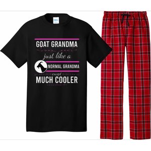 Goat Grandma Goat Lady Mother's Day Goat Lover Mother Women Pajama Set