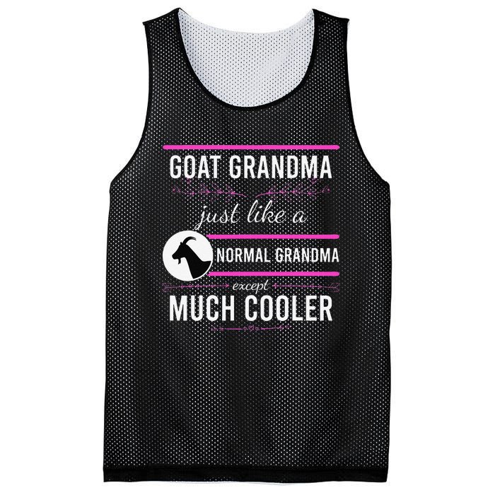 Goat Grandma Goat Lady Mother's Day Goat Lover Mother Women Mesh Reversible Basketball Jersey Tank