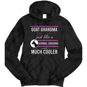 Goat Grandma Goat Lady Mother's Day Goat Lover Mother Women Tie Dye Hoodie