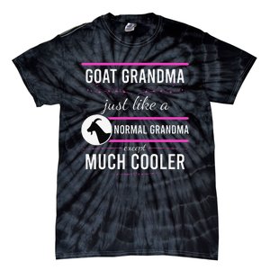 Goat Grandma Goat Lady Mother's Day Goat Lover Mother Women Tie-Dye T-Shirt