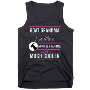 Goat Grandma Goat Lady Mother's Day Goat Lover Mother Women Tank Top