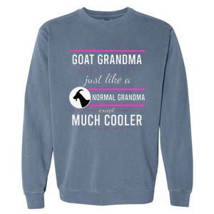 Goat Grandma Goat Lady Mother's Day Goat Lover Mother Women Garment-Dyed Sweatshirt