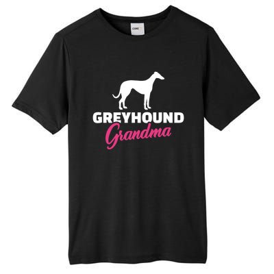 Greyhound Grandma Gift Tall Fusion ChromaSoft Performance T-Shirt