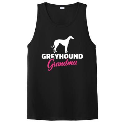 Greyhound Grandma Gift PosiCharge Competitor Tank