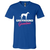 Greyhound Grandma Gift V-Neck T-Shirt