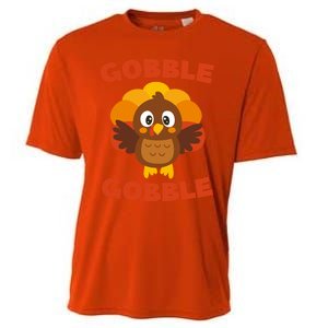 Gobble Gobble Gift Thanksgiving Day Cool Gift Funny Gift Cooling Performance Crew T-Shirt