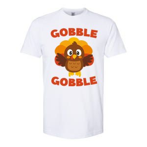 Gobble Gobble Gift Thanksgiving Day Cool Gift Funny Gift Softstyle CVC T-Shirt