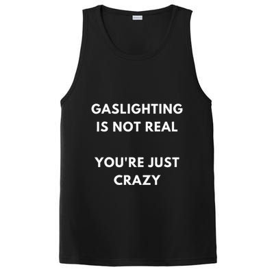 Gaslight Gaslighting Gatekeep Is Not Real You Are Crazy Lone PosiCharge Competitor Tank