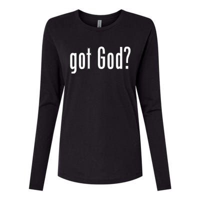 Got God Womens Cotton Relaxed Long Sleeve T-Shirt