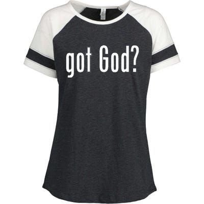 Got God Enza Ladies Jersey Colorblock Tee