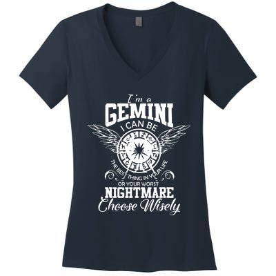 Gemini Gift Women's V-Neck T-Shirt