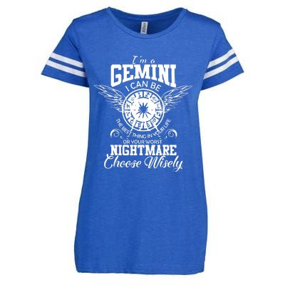 Gemini Gift Enza Ladies Jersey Football T-Shirt