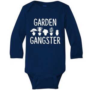 Garden Gangster Gardening Shirts For Gardeners Baby Long Sleeve Bodysuit