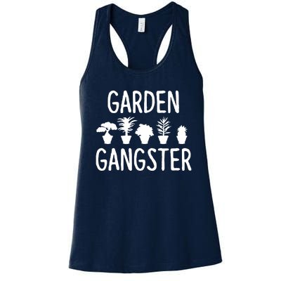 Garden Gangster Gardening Shirts For Gardeners Women's Racerback Tank