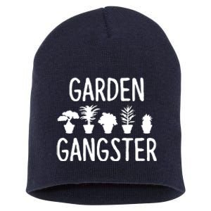 Garden Gangster Gardening Shirts For Gardeners Short Acrylic Beanie