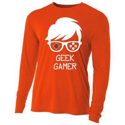 Geek Gamer Gaming Gift For Him Cooling Performance Long Sleeve Crew