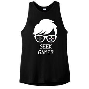 Geek Gamer Gaming Gift For Him Ladies PosiCharge Tri-Blend Wicking Tank