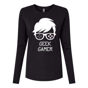 Geek Gamer Gaming Gift For Him Womens Cotton Relaxed Long Sleeve T-Shirt