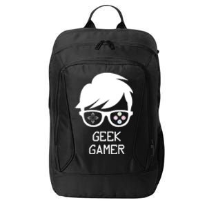 Geek Gamer Gaming Gift For Him City Backpack