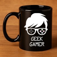 Geek Gamer Gaming Gift For Him 11oz C Handle Ceramic Mug