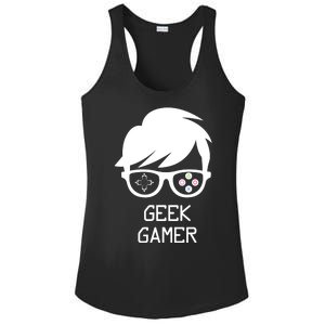 Geek Gamer Gaming Gift For Him Ladies PosiCharge Competitor Racerback Tank